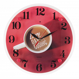 wf 3030-035 Часы настенные "Чашка кофе"