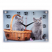 2535-076 Часы настенные "Котята"