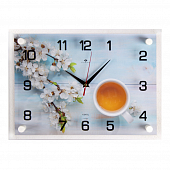2535-072 Часы настенные "Чай с цветами"