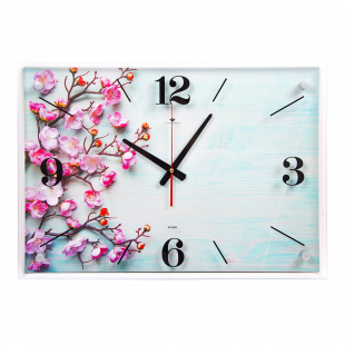 4056-131 Часы настенные "Цветы сакуры"