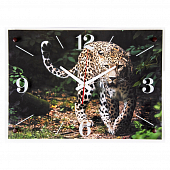4056-008 Часы настенные "Леопард"