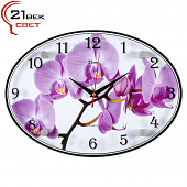 2434-1069 Часы настенные "Орхидея"