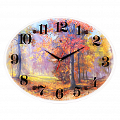 3546-025 Часы настенные "Осень в лесу"