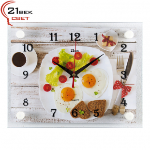 2026-197 (10) Часы настенные "Завтрак для любимых"