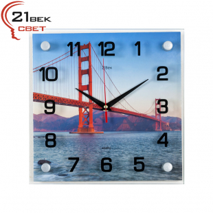 2525-015 Часы настенные "Мост над океаном"