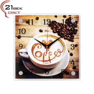 2525-1142 Часы настенные "Coffee"