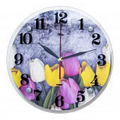 3030-012 Часы настенные "Тюльпаны"