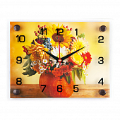 2026-033 Часы настенные "Осенний букет"