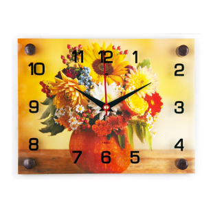 2026-033 Часы настенные "Осенний букет"