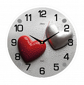 3030-774 Часы настенные "Два сердца"
