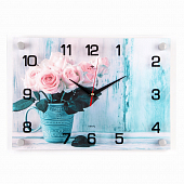 2535-079 Часы настенные "Букет роз"