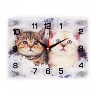 2026-036 Часы настенные "Котята"