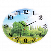 3546-014 Часы настенные "Лесной пейзаж"