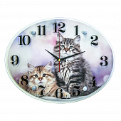 3546-005 Часы настенные "Котики"