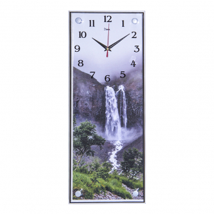 5020-024 Часы настенные "Водопад в горах"