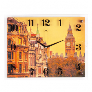 3545-018 Часы настенные "Вид Лондона"