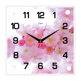 2525-995 Часы настенные "Яблони в цвету"