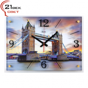 4056-585 Часы настенные "Тауэрский мост и Темза"