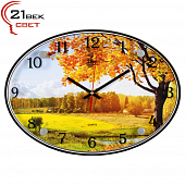 2434-65 Часы настенные "Осень в парке"