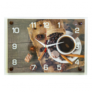 2535-040 Часы настенные "Ценителям кофе"