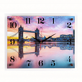 3545-026 Часы настенные "Закат на Темзе"