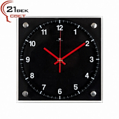 2525-1243 (10) Часы настенные "Black" "Рубин"
