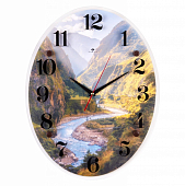 3546-019 Часы настенные "Горная река"
