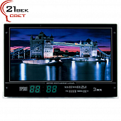 8153-717 SC Картина с инф. календарем, с подсветкой, MP3 "Тауэрский мост"