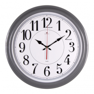 4840-001Gr Часы настенные круглые d=48 см, корпус серый "Классика"