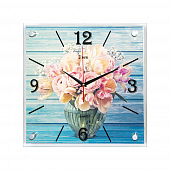 3535-006 Часы настенные "Цветы в вазе" 
