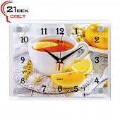 2026-124 Часы настенные "Чай с лимоном"