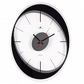 3445-001 (10) Часы настенные прозрачные, открытая стрелка "Эллипс"